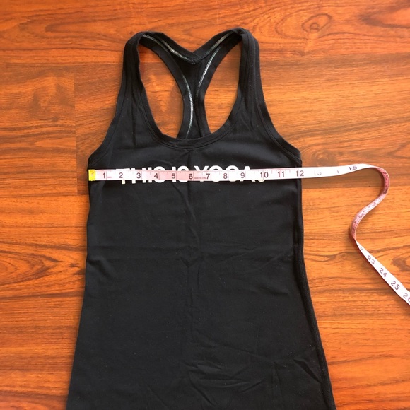 Lululemon This Is Yoga Black Tank Top - Picture 5 of 5